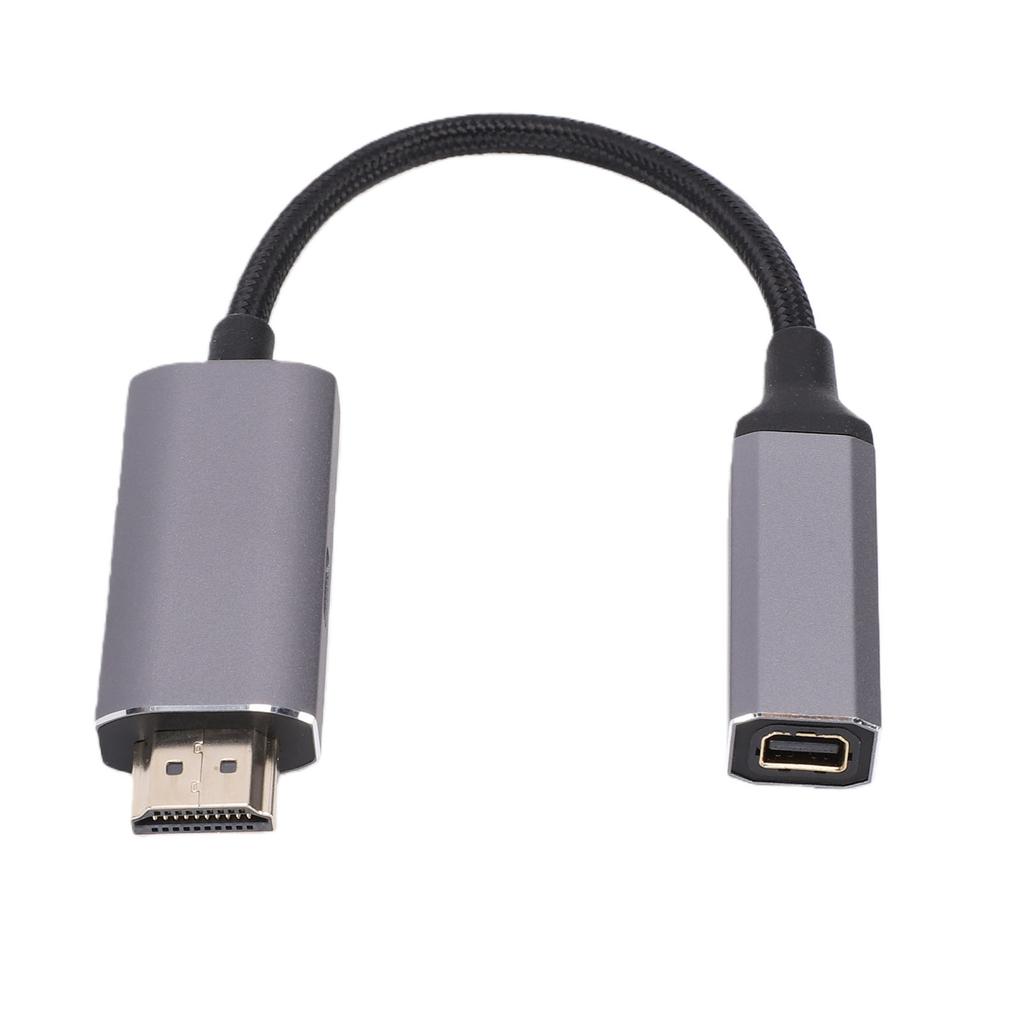 Кабель HD на Mini DisplayPort из алюминиевого сплава 1080P 60 Гц Однонаправленный HD Male на Mini DisplayPort Female Шнур с USB