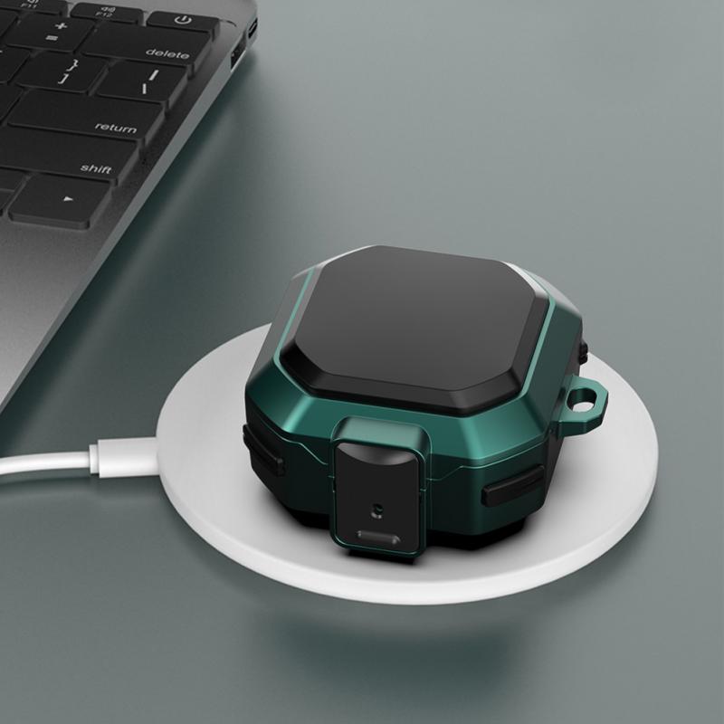 Бронированный силиконовый чехол для Samsung Galaxy Buds Pro 2 Live FE, противоударный чехол для Galaxy Buds2 Pro Fundas, безопасный замок для Galaxy Buds2 с брелком