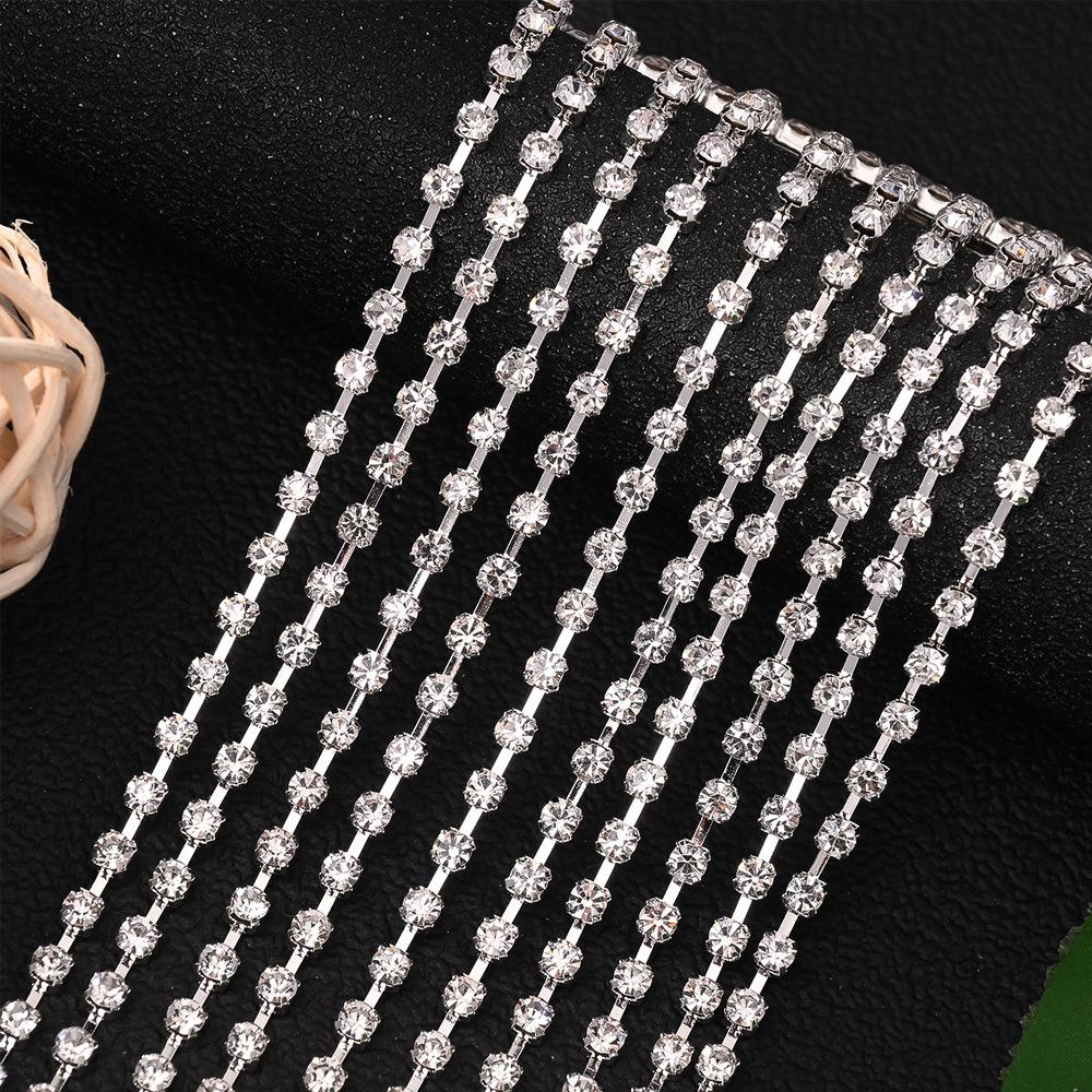 Long tassel hair clip for women with a sense of luxury, light luxury, rhinestone fashion, ponytail clip hair accessory