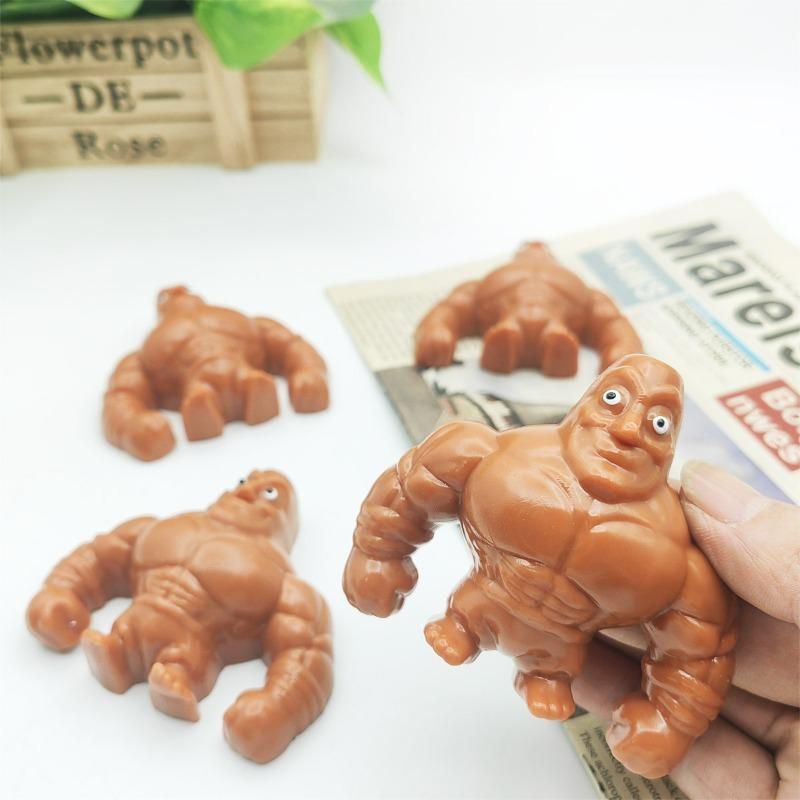 Итальянская Tung Tung Tung Sahur Игрушка-антистресс Tralalero Tralala Мозголом Сжимаемая игрушка Сквиши Фиджет Детская Взрослая Игрушка для снятия тревоги