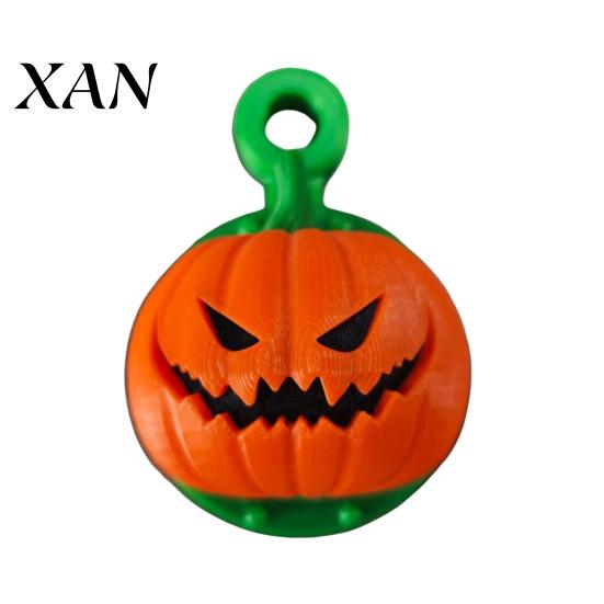 Pumpkin Fidget Spinner Rotating Halloween Toy, Stress Relief Ghost Face Toys Spinner, 3D Printed Toy for Keychain Pendant