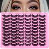 30 Pairs Of Imitation Mink False Eyelashes, Multi-Layer Thick Eyelashes, Daily Simulation Eyelashes