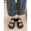 Sandals Women's New Summer Internet Celebrity Student Retro Original Style Platform Muffin Shoes Tide