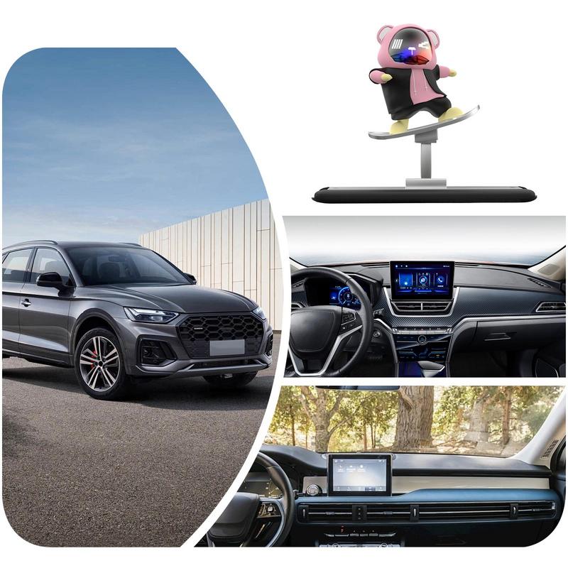 Автомобильный автоматический скользящий скейтборд медведь милый мультяшный скутер центральная консоль украшения креативные аксессуары для украшения автомобиля