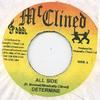 7inch Record DETERMINE / TERRY GANZIE - All Side / War McClined 2004 Jamaica Reggae, Ska & Dub