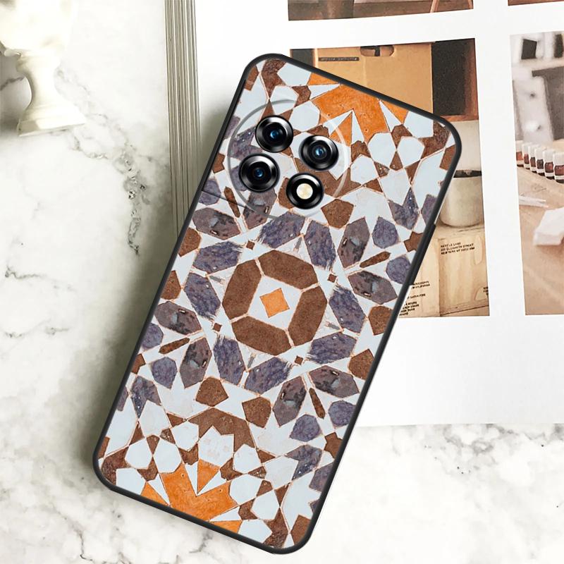 Чехол Moroccan Tile для OnePlus 11 12 12R 9 10 Pro 10R 9R 8T 10T Nord CE 2 3 Lite 2T N10 N20 N30 CE4