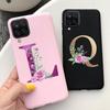Милый чехол с буквами для Samsung Galaxy A12, чехол A42 A52 5G, мягкий тонкий чехол для Samsung A42 A52 5G A 12 42 52 SM-A426B, бампер