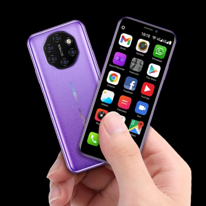 Новый мини-смартфон SOYES S10I 3,5 дюйма HD 3 ГБ ОЗУ 32/64 ГБ ПЗУ 5 МП LTE 4G 2050 мАч Портативный разблокированный по лицу/отпечатку пальца Android Карманный мобильный телефон