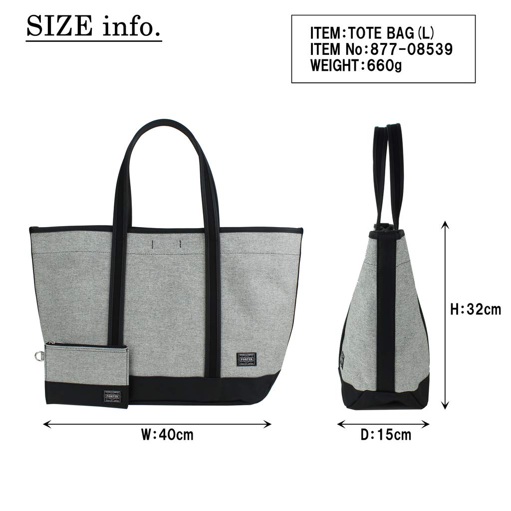 PORTER GIRL Boyfriend Tote Chambray PORTER GIRL BOYFRIEND TOTE CHAMBRAY Tote Bag [Porter Girl] 877-08539 Красный/20
