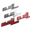 vplrc1 3D Metal 6.2L Logo Car Rear Boot Trunk Emblem Badge Sticker For Ford Raptor F150 Hummer H2 Chevrolet C7 Camaro Dodge Challenger