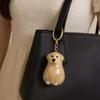 Милые брелоки для ключей в форме питомцев для сбора волос, подвеска для сумки, брелок для хранения, маленькая подвеска для волос L4R4