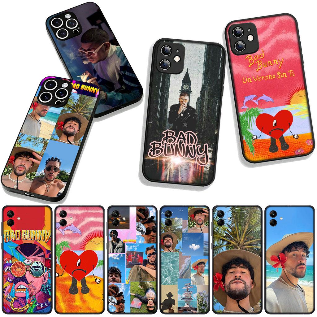 Чехол для телефона Bad Bunny для Apple iPhone 16 15 14 Plus 13 12 Mini 17 Pro Max + ProMax 16E Air 16+ Корпус