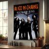 Ретро Музыка Alice In Chains Плакат Домашний Декор Высококачественная Крафт-бумага Плакат Настенная Живопись Кабинет Домашний Декор Гостиной