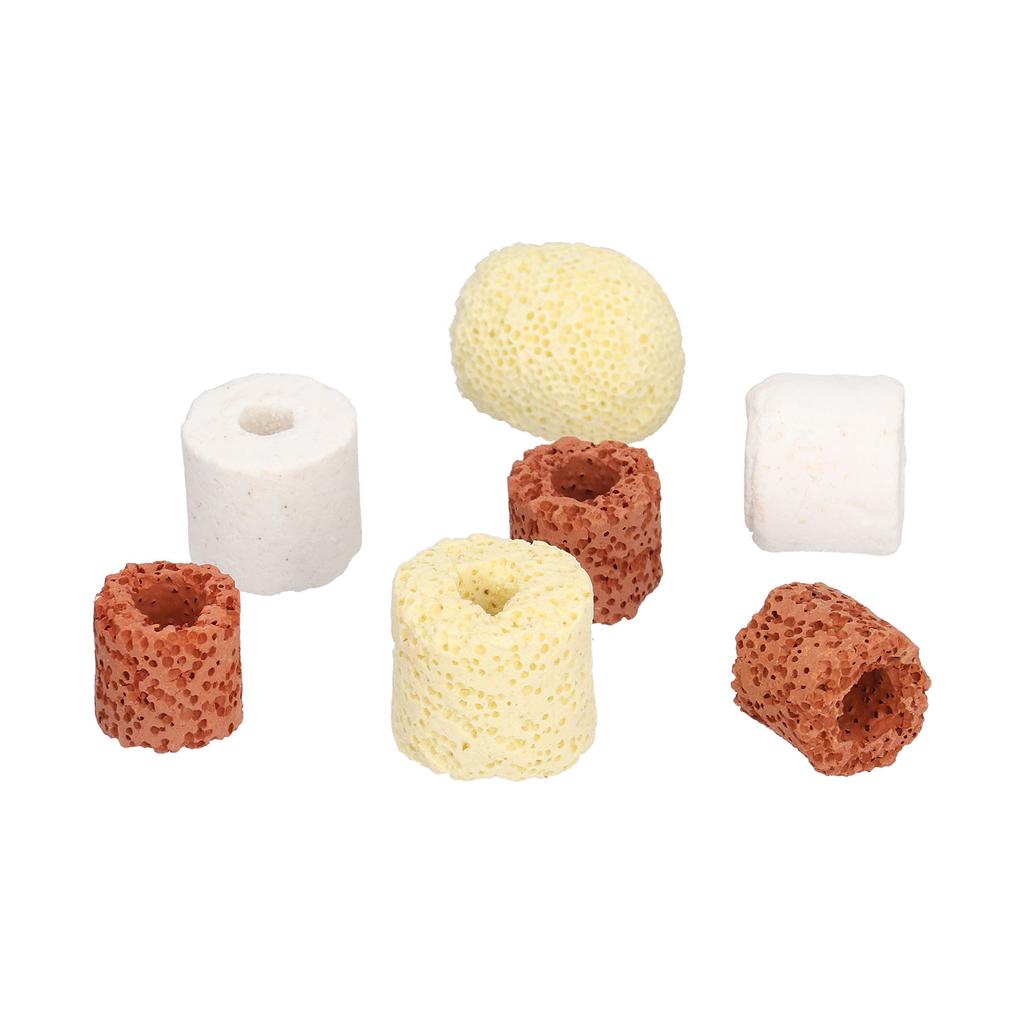 Bio Balls Ceramic Rings Set Nature Stable Aquarium Biological Filter Media for Fish Tank Aquarium