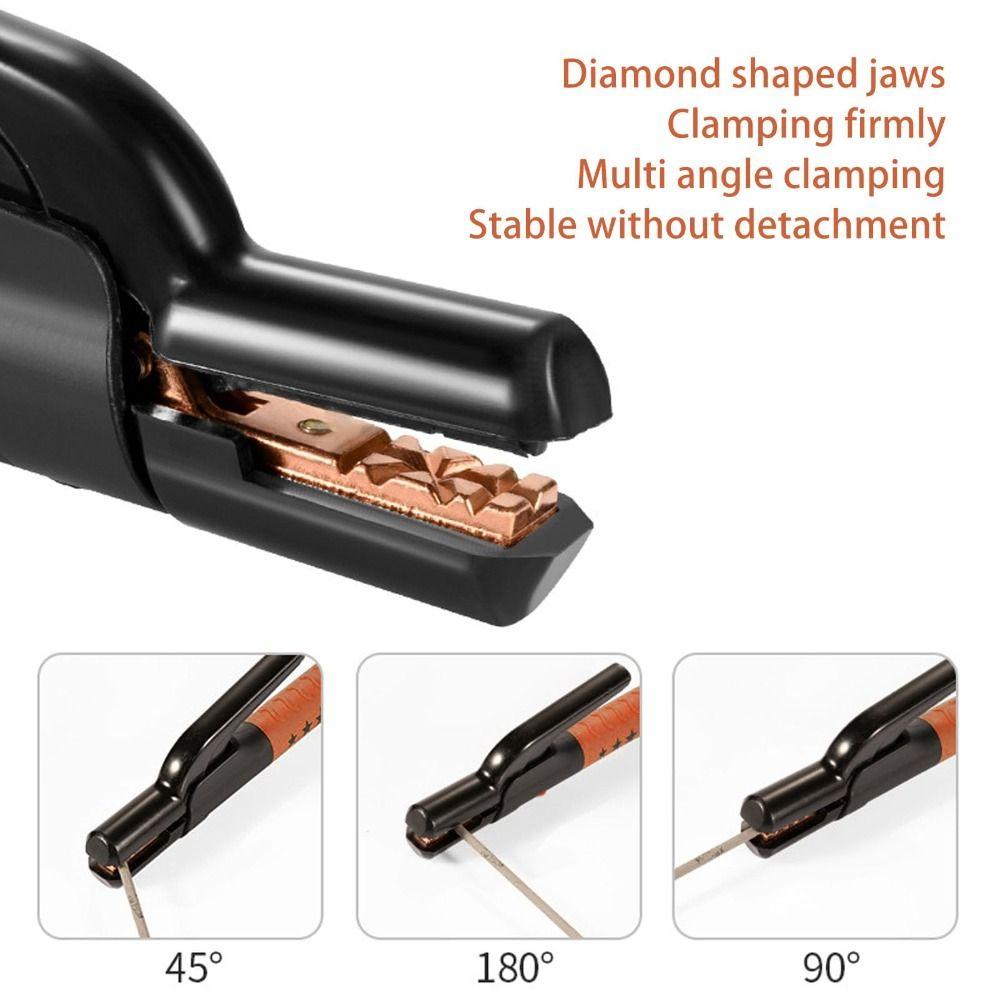 Insulated Handle Welding Tongs Heavy Duty Electrode Holding Clamp Welding Accessories