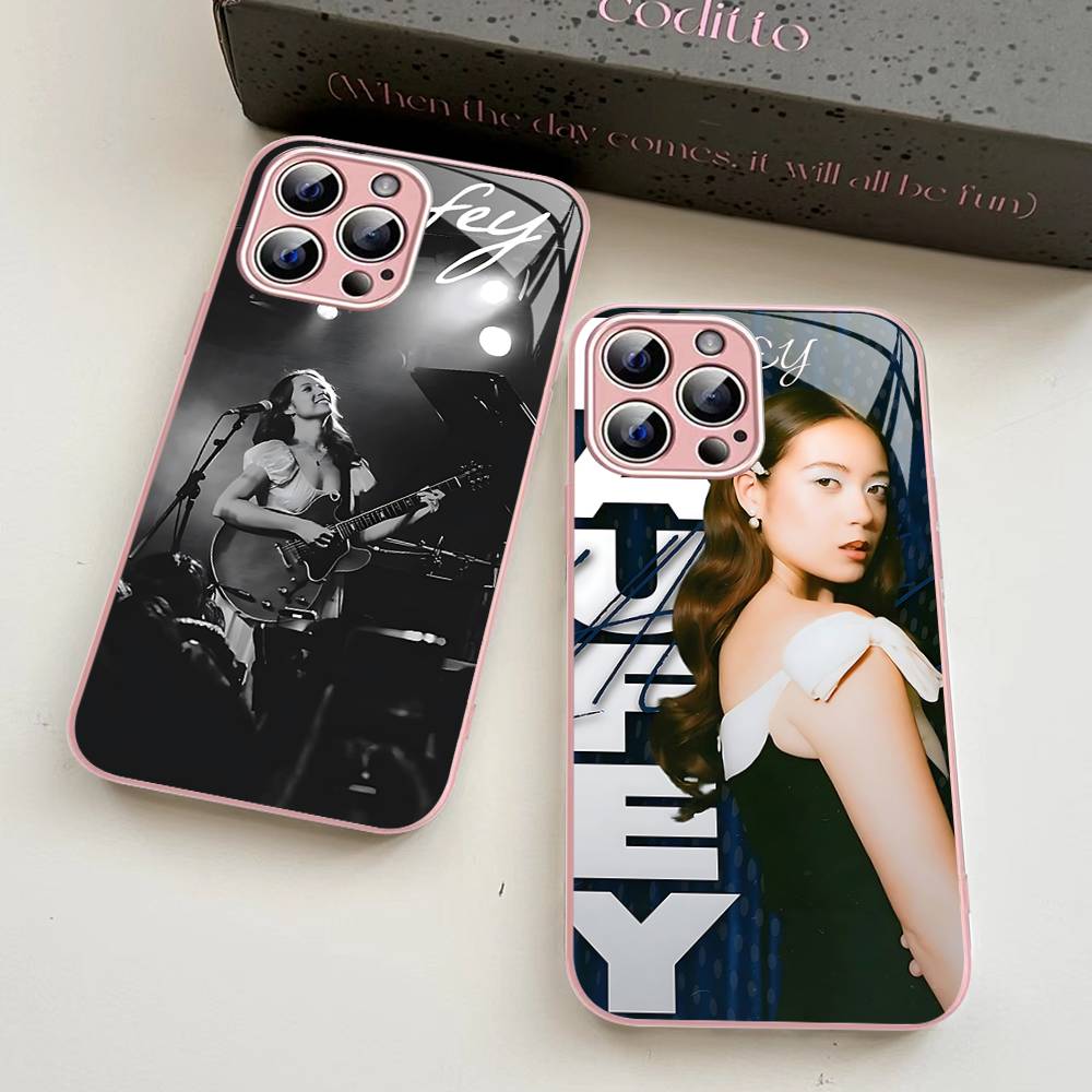Singer L-LaufeyS Tempered Glass For Iphone 14 13 12 11 Pro Mini XS MAX 14Plus X XS XR Cover