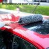 Car Wax Mop Multifunctional Retractable Long Handle Absorbent Dual Purpose Dust Removal Microfiber Car Wash Mop Cleaning Brush Auto Parts for Vehicle