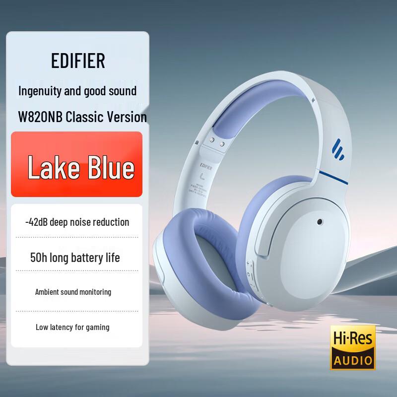 Наушники Bluetooth Edifier W820NB Classic Edition с ANC