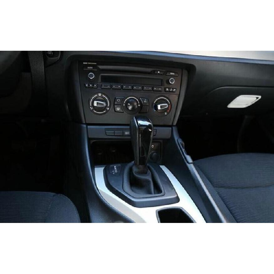 Fit For BMW X1 E84 2010-2013 ABS Black Inner Gear Shift Knob Decor Cover Trim