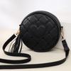 Модный тренд Love Embroidery Маленькая круглая сумка женская сумка сумки через плечо новая маленькая женская сумка через плечо MIT