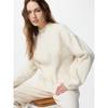 Souffle Cotton Mock Neck Sweater