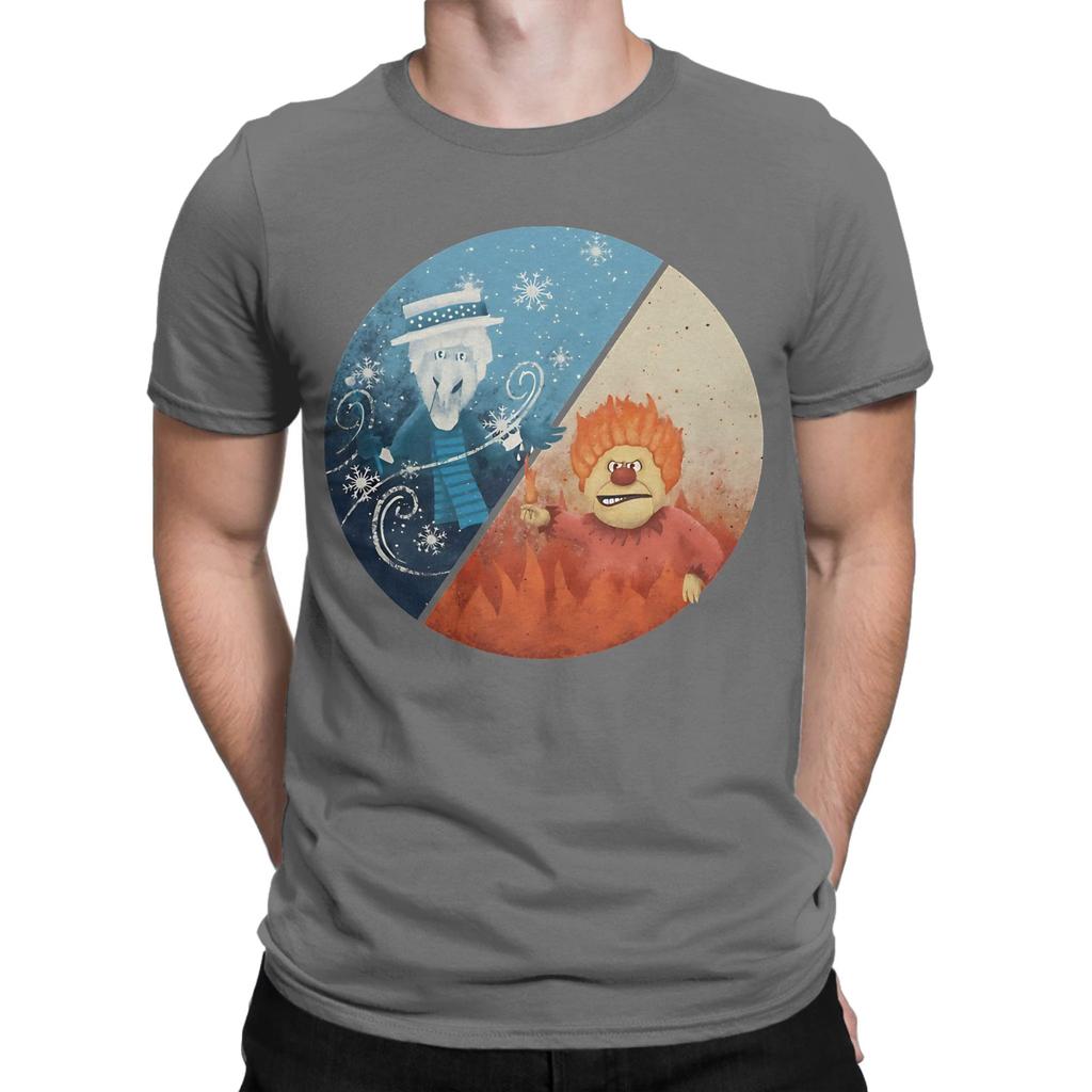 Heat Snow Miser Classic Graphic Funny 100 Cotton Tshirt Miser Brothers Too Much Tops Tees For Unisex