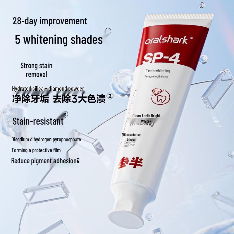 Отбеливающая зубная паста Oralshark