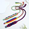 Цветные веревочные браслеты, богемный плетеный браслет для женщин, девочек, мальчиков, дам, пар, дружбы, вечеринок, ювелирные изделия