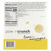 Протеиновые энергетические батончики Power Crunch, Лимонный меренг, 12 батончиков, 40 г (1.4 унции) Каждый