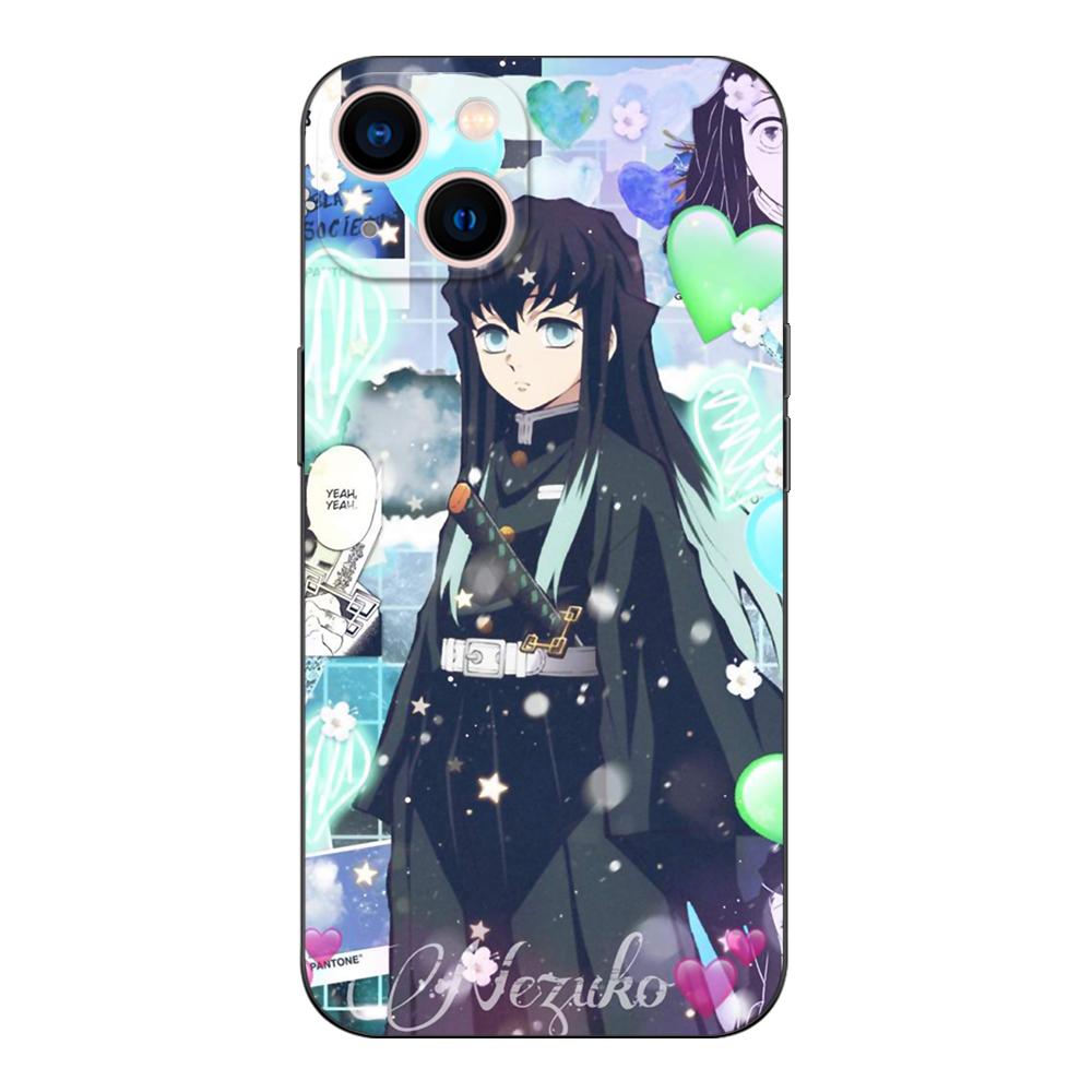 Черный чехол из ТПУ для Samsung Galaxy S22 S20 S21 FE PLUS ultra+S10 E lite задняя крышка Tokitou Muichirou