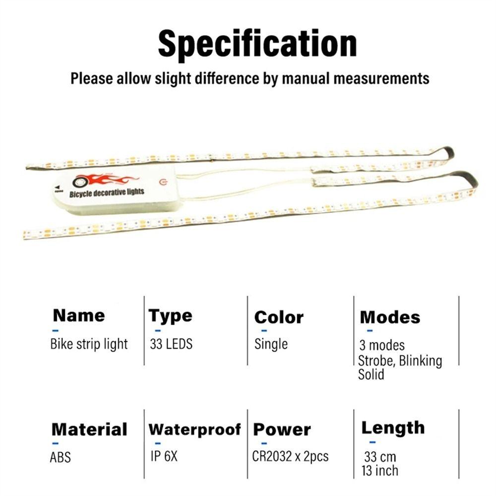 Frame Decoration MTB Bike Bicycle Decorative Light Bicycle Lights Bike Rear Lamp Bicycle Taillight