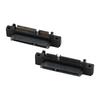 SATA Male to SATA Male адаптер-конвертер 22Pin Sata с 7pin+15pin FeMale to Male SATA кабель питания и передачи данных черный сменный
