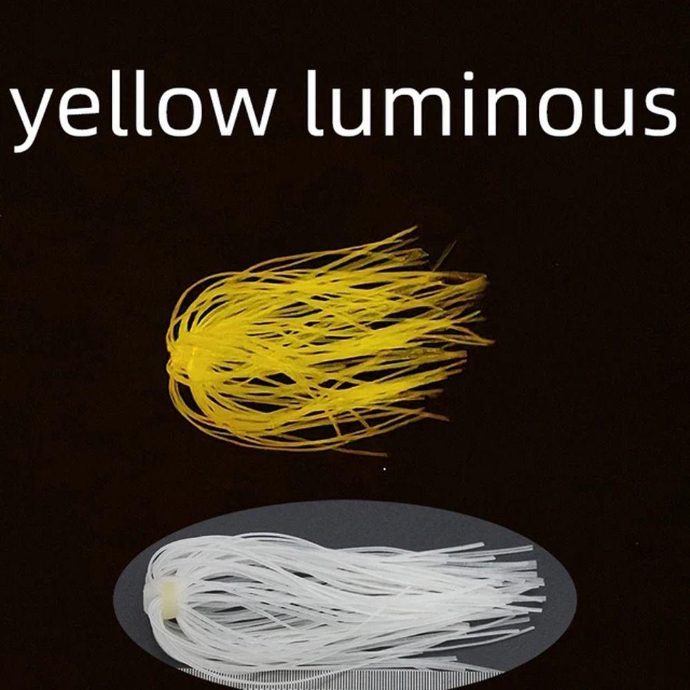 88 Strands Fishing Umbrella Skirts Luminous Silicone Jig Skirts  DIY Spinnerbaits