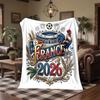 France national football team Print Flannel Blanket Soft Warm Sofa Bed Throw Blanket For Home Office Bedroom