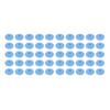 50PCS Foam Earbuds Cover 15mm Sponge Earbuds Replacement Ear Pads Tips Protector for MP3 MP4 Tablets Earphones Blue