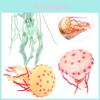 Набор реалистичных моделей медуз из ПВХ с детальным дизайном для любителей морских животных