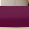 136252 vidaXL Drap-housse Jersey Bordeaux 100x200 cm Coton