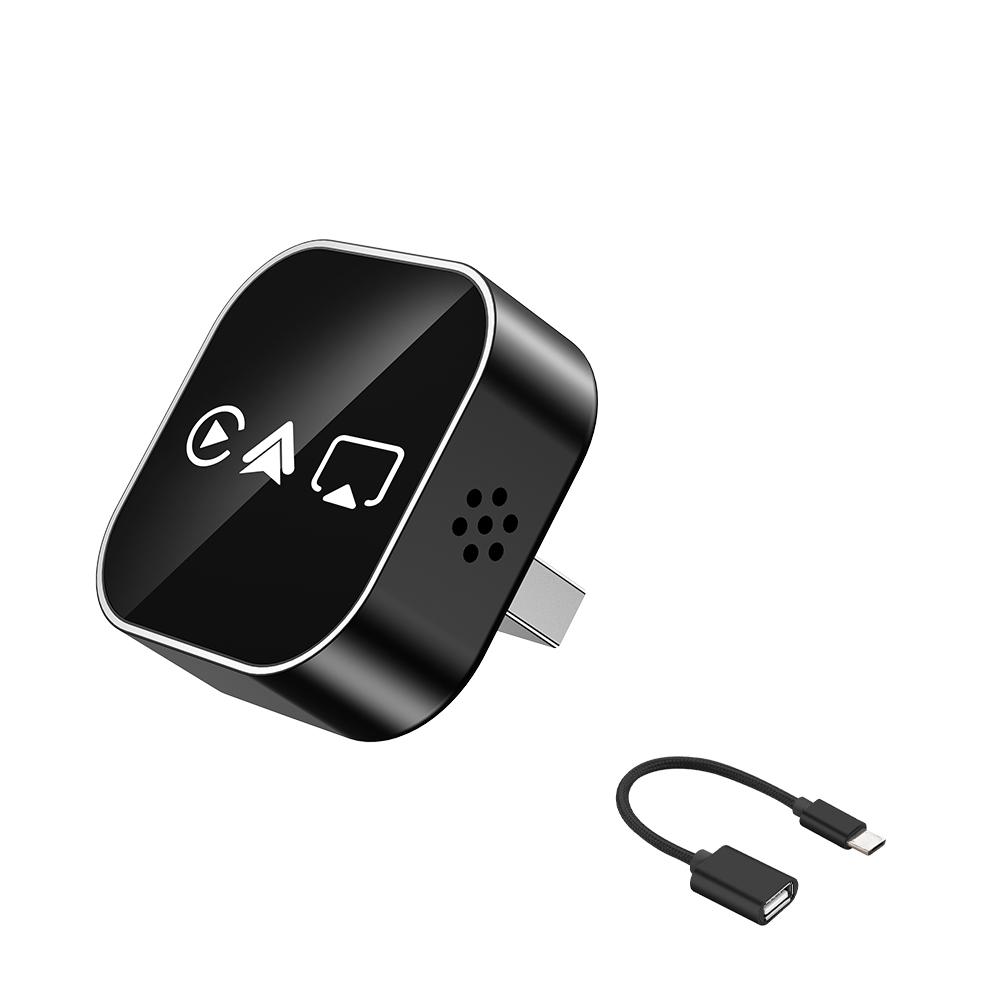 Мини беспроводной адаптер Carplay USB Plug and Play WiFi Bluetooth для iPhone Android Auto Подключение Airplay 4 в 1 Коробка Car Play 2026