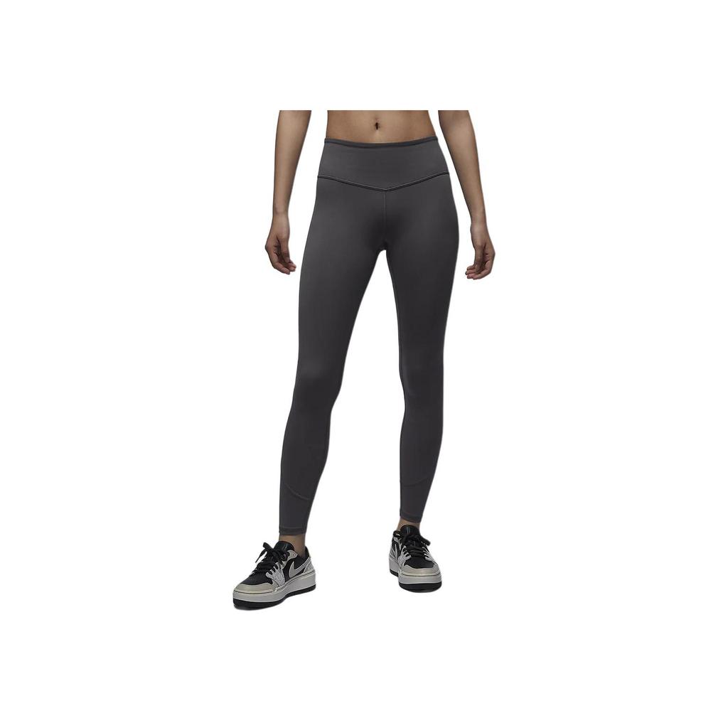Jordan Sport Mid-Rise Quick-Dry Slim Fit Solid Color Sports Long Pants Women Bottoms Lightning-Gray FB4621-082