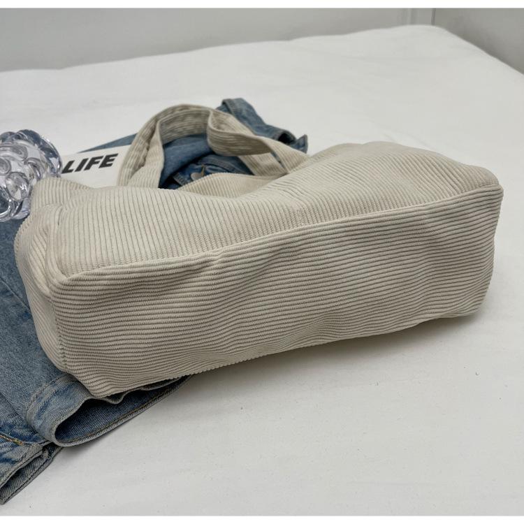 Холщовая сумка кроссбоди большой вместимости в японском стиле - Повседневная сумка-тоут и наплечная сумка для поездок на работу