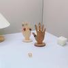 Wooden Hand Form Bracelet Bangle Display Stand Palm Shaped Ring Storage Holder Desktop Jewelry Organizers