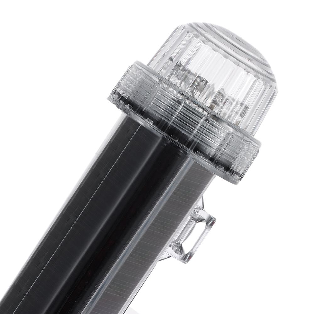 Boat Light Solar Powered Net Mark/Position Signal Light Flashing Marine Marine Navigation Light