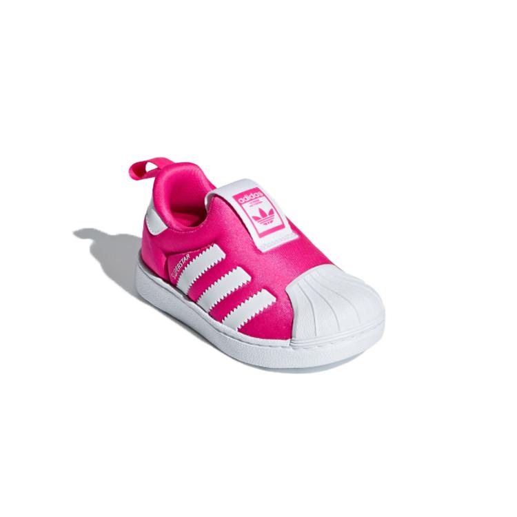 Adidas Originals SUPERSTAR 360 Low top Toddler Shoes White Pink Infant And Toddler B75622