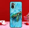 Чехол с милыми черепашками для Xiaomi Redmi 10 9 9A 9C 9T, задняя крышка для Redmi Note 11 Pro 8 9 10 Pro 9S 10S 11S