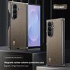 Чехол для телефона с беспроводной зарядкой Magsafe для Samsung Galaxy Z Fold 7 6 5 4 Fold7 Кожаный с защитой шарнира Ударопрочный чехол