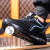 ZLMY Safety Shoes Men Air Cushion Steel Toe Sneaker Puncture Proof Sport Work Shoes Man Big Size 48 Safety Work Boots Breathable