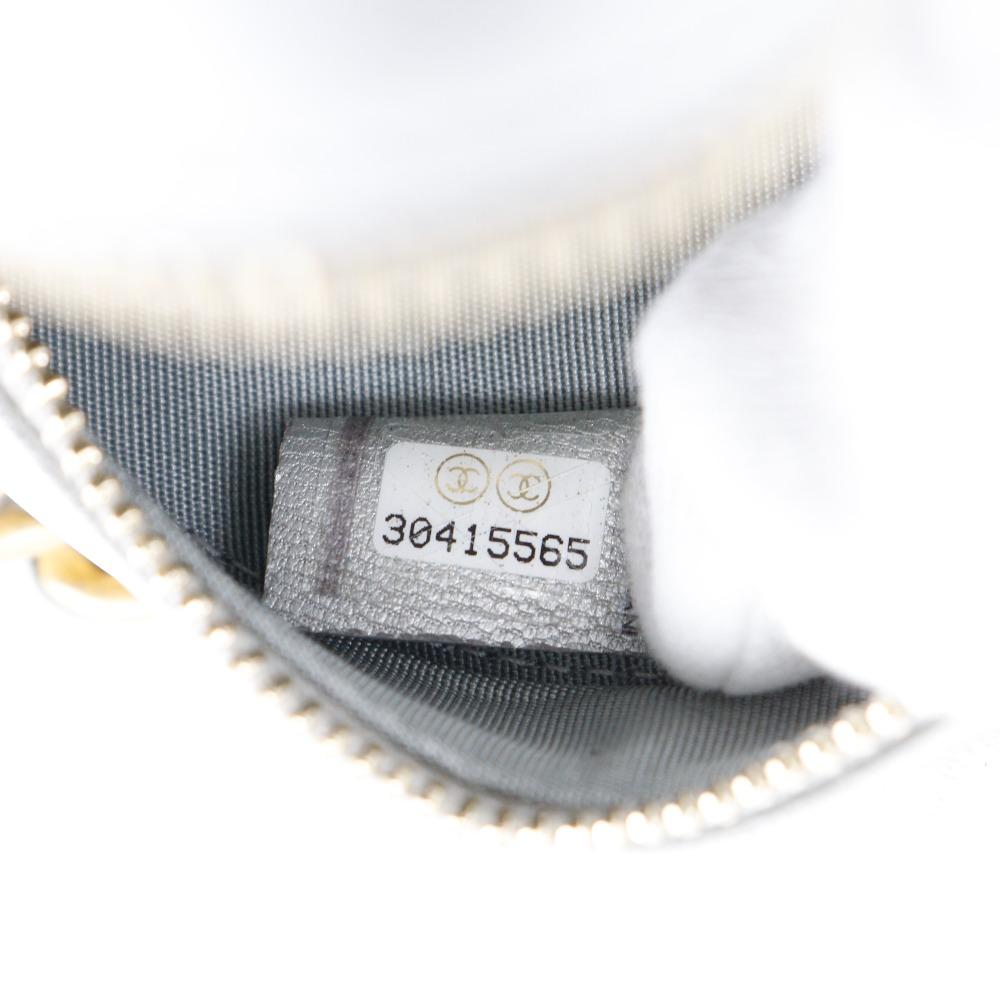 CHANEL chanel 19 Shoulder Bag AP0945 Chain clutch Silver Calfskin Women Used