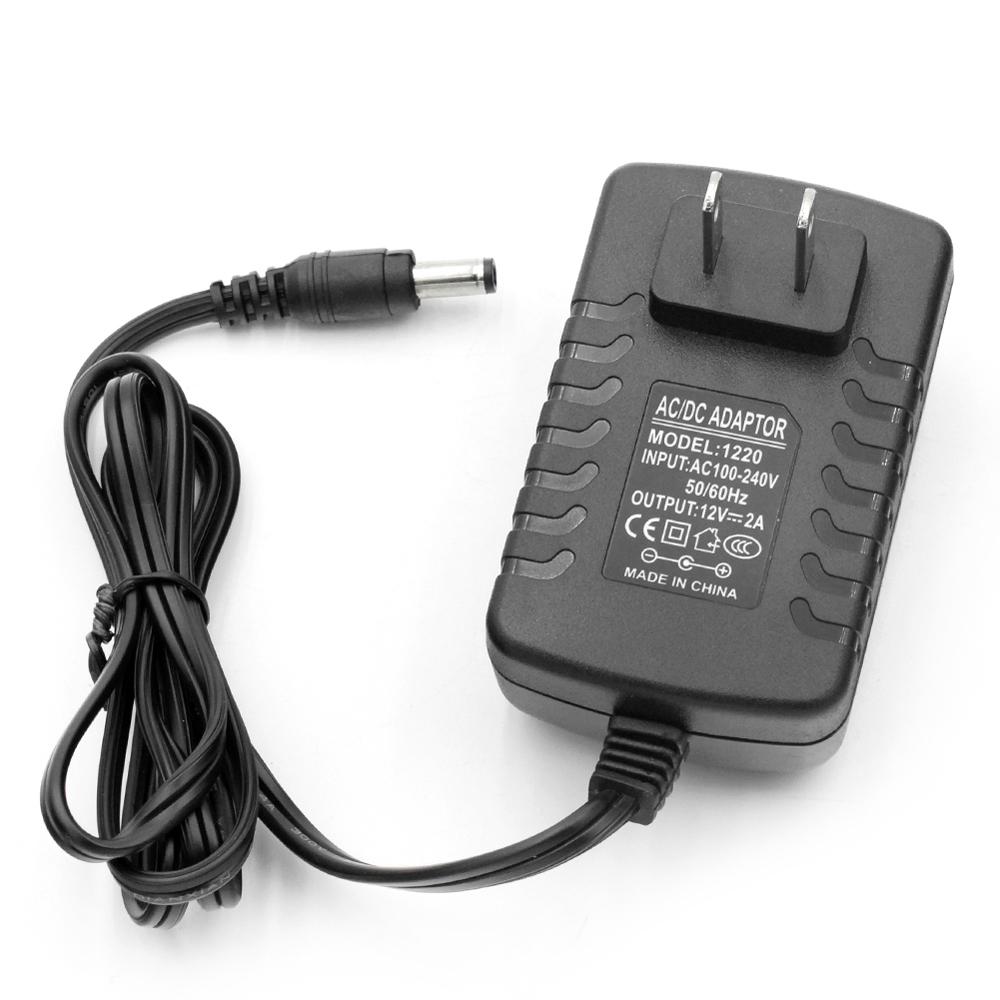 Универсальный адаптер питания AC 100 240V DC 12V 2A Зарядное устройство-адаптер для светодиодных лент, камер видеонаблюдения