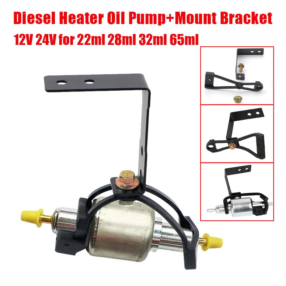 22ml 28ml 65ml Universal Parking Heater Diesel Pump+Mounting Bracket 12V 24V China Heater Parts Oil Pump for Webasto Eberspcher