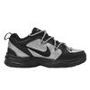 Nike Air Monarch 4 Black Silver Lace, Deconstruction, Premium Silver, Luxury Streetwear Casual 415445-001(Team2070-)